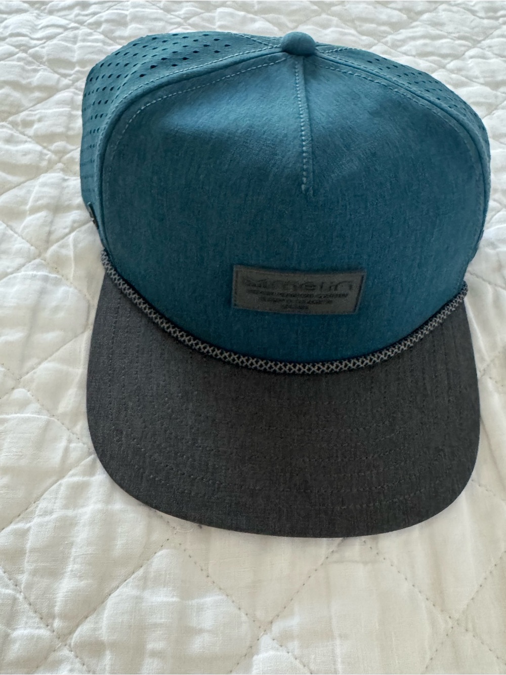 Merlin Coronado Hydro Teal and Charcoal Snapback Cap